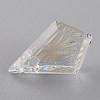 Embossed Glass Rhinestone Pendants GLAA-J101-01A-001MO-4