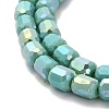 Electroplate Glass Beads Strands EGLA-D030-06E-3