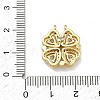 Saint Patrick's Day Brass Micro Pave Clear Cubic Zirconia Deployable Pendants KK-A293-27C-G-3