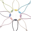 5Pcs Fish Handmade Porcelain Beads Slider Bracelets for Women BJEW-JB13174-2