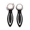 Alloy & Iron Bookmark Cabochon Settings PALLOY-N184-02S-4