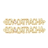 Brass Pave Clear Cubic Zirconia Connector Charm KK-F931-25G-1