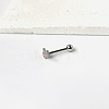 Angel Wing Heart 316L Surgical Stainless Steel Pave Cubic Zirconia Tongue Rings FS-WG901EE-05-4
