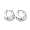 304 Stainless Steel Hoop Earrings EJEW-H115-37P-1
