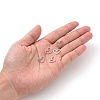 Non-Tarnish 201 Stainless Steel Linking Rings X-STAS-R111-LA105-01-5