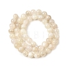 Natural White Moonstone Beads Strands G-F674-08-8mm-01-11