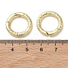 Brass Spring Gate Rings KK-E796-11G-3