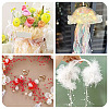 Acrylic Round Beaded Link Chains DIY-MB0007-001A-10