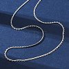 Brass Link Chain Necklaces for Women NJEW-D302-13P-4