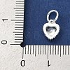 Brass Micro Pave Cubic Zirconia Pendants KK-H204-01S-05-3