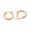 PVD Vacuum Plating 201 Stainless Steel Hoop Earrings for Women LS-EJEW-G260-02D-G-2