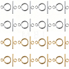 30Sets 2 Colors 304 Stainless Steel Toggle Clasps STAS-SC0021-29-1