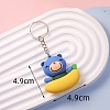 Bear PVC Bag Keychain PW-WGC0224-03-2