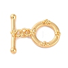 Brass Toggle Clasps KK-S403-22G-1