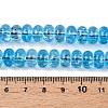 Baking Paint Transparent Glass Beads Strands DGLA-N005-12C-4