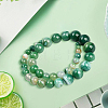 1 Strand  Natural Banded Agate Graduated Beads Strands G-PA0002-04B-3