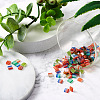 Beadthoven 160Pcs 8 Colors 2-Hole Glass Seed Beads SEED-BT0001-02-14