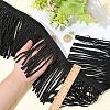 2Yards Velvet Tassel Fringe Trimming SRIB-PH0001-89A-3