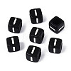 Initial Acrylic Horizontal Hole Beads OACR-ZX006-35I-1