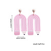 Back to School Acrylic Dangle Stud Earrings FS-WGAA197-24-1
