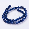 Natural Agate Beads Strands G-G583-8mm-12-2