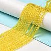 Transparent Glass Beads Strands LS-EGLA-A035-T4mm-D03-2