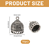 16Pcs Tibetan Style Zinc Alloy Pendant Bails FIND-CA0011-75A-2