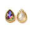 Teardrop Shaped Sew on Rhinestone GLAA-C024-09G-2