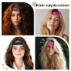 4Pcs 4 Colors Polyester & Nylon Headbands AJEW-HY0003-51-5