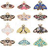 24Pcs 12 Styles Alloy Enamel Pendants ENAM-BM0001-46-7