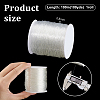 0.8mm Crystal Polyester Threads Transparent Jewelry Bracelet Beading Wire Cords EW-PH0001-0.8mm-02-2
