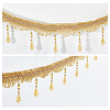 Polyester Braided Tassel Lace Trim Ribbons DIY-WH0308-536-5