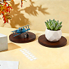 1Pc Flat Round Wood Display Pedestals AJEW-WH0485-37B-4