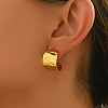 C-Shaped Stainless Steel Stud Earrings JF2048-3