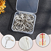 20Pcs Alloy Charm Keychains KEYC-SC00025-6