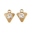 201 Stainless Steel Rhinestone Pendants RB-CBABFDA-12G-01-1