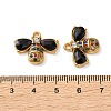 304 Stainless Steel Rhinestone Pendants RB-L002-03G-02-3