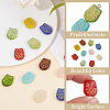 40Pcs Owl Glass Beads GLAA-PA0001-65-6