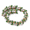 Transparent Glass Enamel Beads LAMP-C023-02F-2
