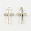 Cross Tibetan Style Alloy Pendants X-TIBEP-R344-21AS-LF-1