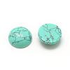 Synthetic Turquoise Cabochons G-R416-6mm-44-2