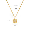 Christmas 304 Stainless Steel Enamel Pendant Necklaces FS-WGDAA96-05-1