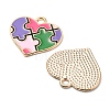 Alloy Enamel Pendants ENAM-YW0002-38B-2