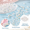 500Pcs 10 Style ABS Plastic Imitation Pearl Beads KY-BY0001-02-20