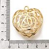 Brass with Cubic Zirconia Pendants KK-E792-30G-03-3