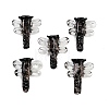 Transparent Lampwork Beads FOIL-I017-01C-1