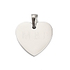 304 Stainless Steel Stamping Blank Tag Pendants STAS-Z126-02P-01-1