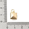 Brass Micro Pave Clear Cubic Zirconia and Glass Pendants KK-N289-04G-3