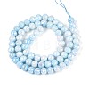 Anti-Tarnish Electroplate Glass Beads Strands GLAA-N056-6mm-10-3