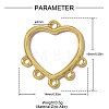 Zinc Alloy Chandelier Component Links AL-OY001-25G-2